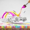 Car Coloring Book