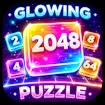 Glowing 2048 Puzzle