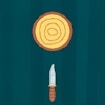 Log and Knife 2D